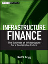 Infrastructure Finance (eBook): The Business of Infrastructure for a Sustainable Future